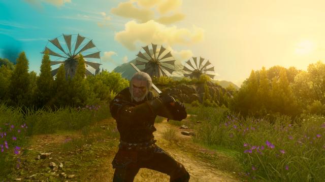 Attack on Titan Blade для The Witcher 3