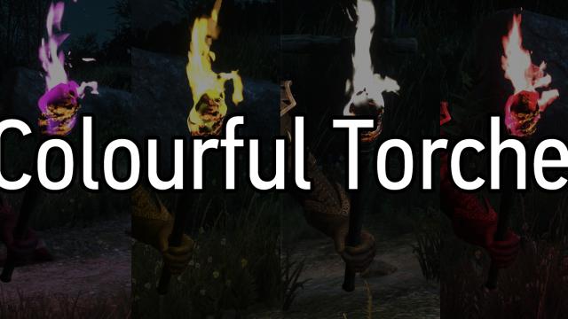 Різнокольорові смолоскипи / Colourful Torches для The Witcher 3