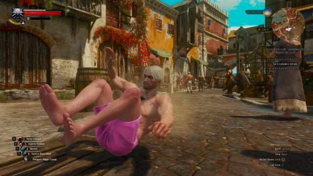 Рожеві труси Геральта / Geralt's Pink Undies для The Witcher 3