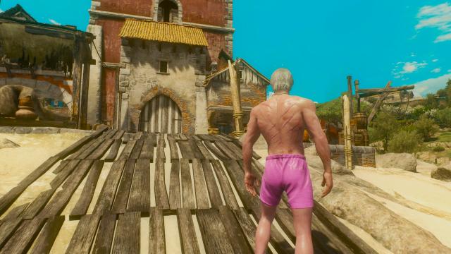 Рожеві труси Геральта / Geralt's Pink Undies для The Witcher 3