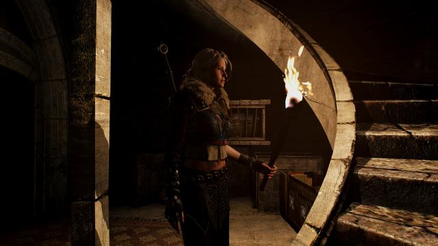 Torch For Ciri for The Witcher 3