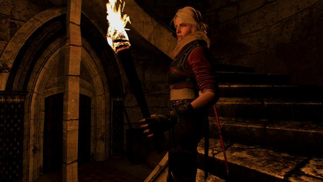 Torch For Ciri for The Witcher 3