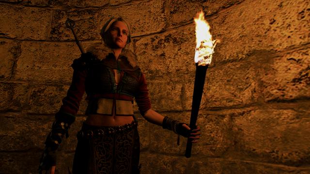 Torch For Ciri for The Witcher 3