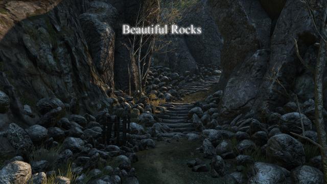 Гарне каміння / Beautiful Rocks Mod для The Witcher 3