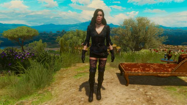 Новое одеяние Йеннифэр / Outfit for Yennefer для The Witcher 3