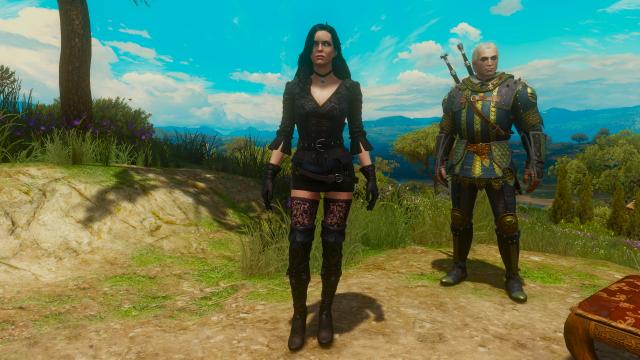 Новое одеяние Йеннифэр / Outfit for Yennefer для The Witcher 3