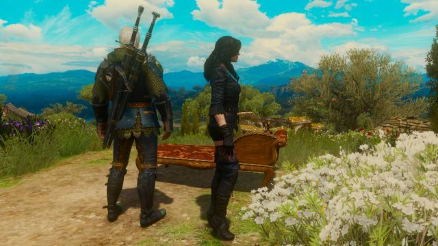 Новое одеяние Йеннифэр / Outfit for Yennefer для The Witcher 3