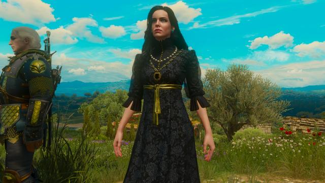 Новое одеяние Йеннифэр / Outfit for Yennefer для The Witcher 3