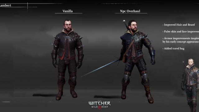 NPC Overhaul (Characters Redone) для The Witcher 3