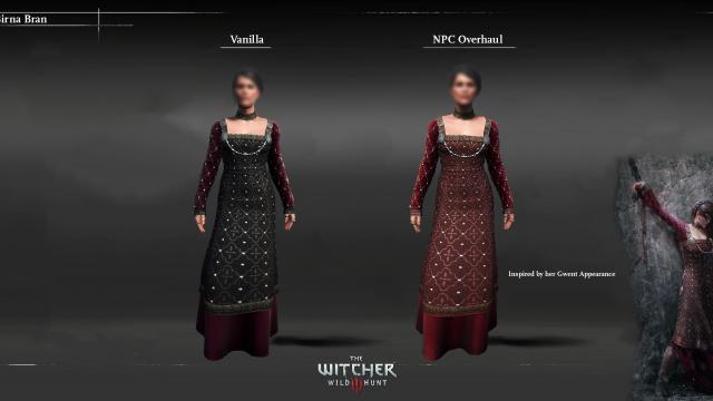 NPC Overhaul (Characters Redone) для The Witcher 3