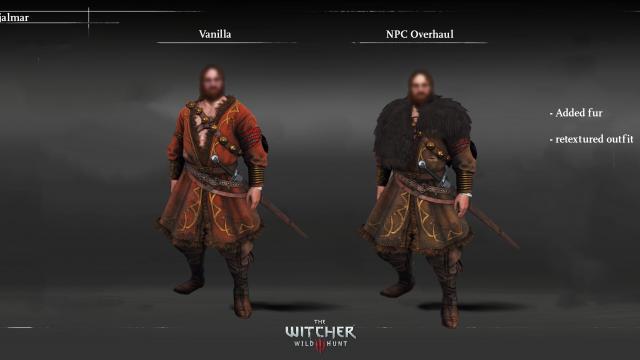 NPC Overhaul (Characters Redone) для The Witcher 3