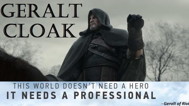 Плащ для Геральту / Geralt Cloak