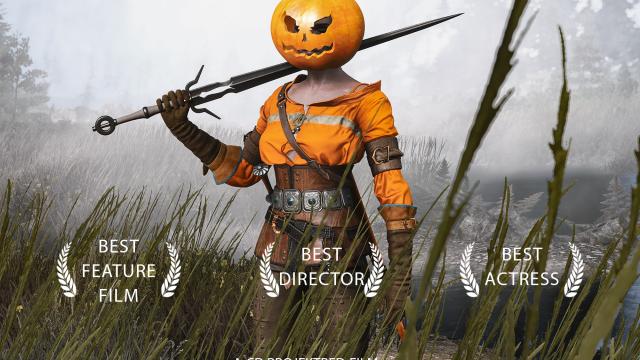 Цирі-гарбуз / Ciri Halloween Project для The Witcher 3