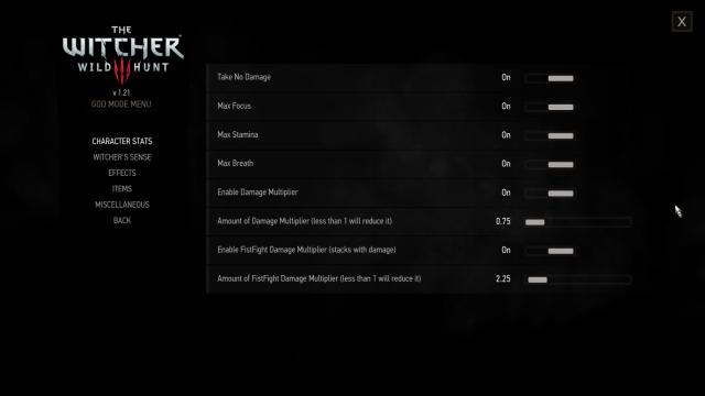 God Mode - Play How You Want To for The Witcher 3