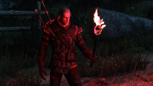 Colourful Torches for The Witcher 3