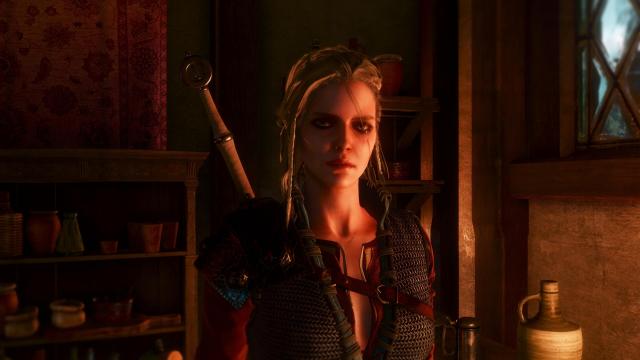 Цири - 4к лицо / Ciri - 4k Face Retexture для The Witcher 3