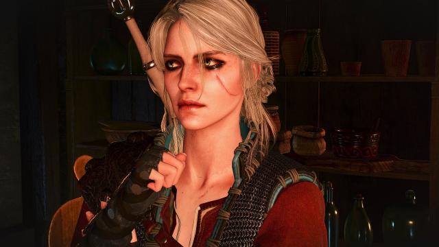 Цири - 4к лицо / Ciri - 4k Face Retexture для The Witcher 3