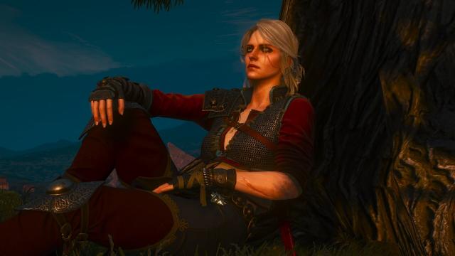 Цири - 4к лицо / Ciri - 4k Face Retexture для The Witcher 3