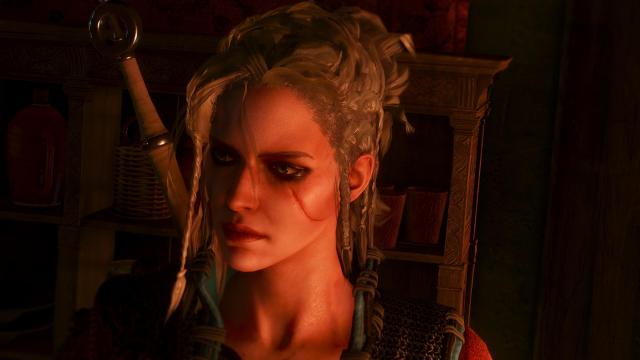 Цири - 4к лицо / Ciri - 4k Face Retexture для The Witcher 3