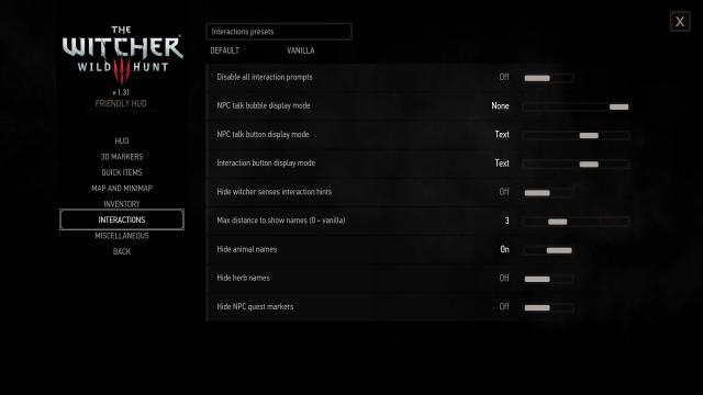 Friendly HUD for The Witcher 3