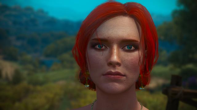 Triss Lore Eyes для The Witcher 3