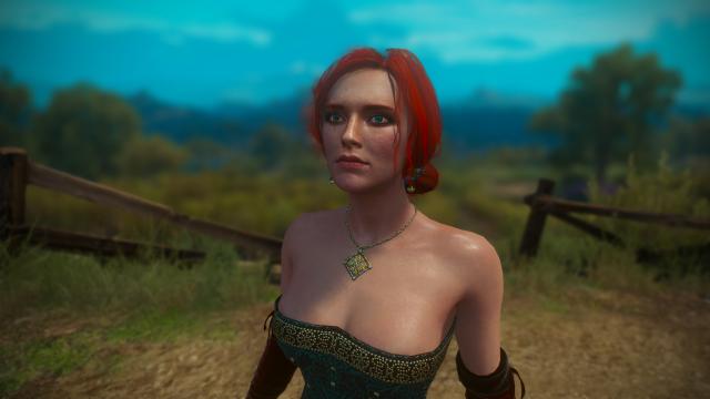 Triss Lore Eyes для The Witcher 3