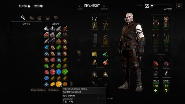 Відновлений контент - жовті мутагени / Restored Content - Yellow Mutagens для The Witcher 3