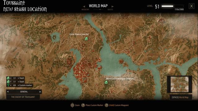 Додаткові схованки / Additional Stash Locations для The Witcher 3