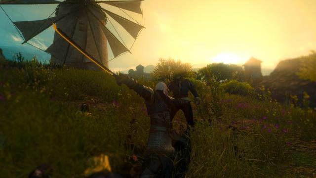 Термическая катана / Cyberpunk 2077 - Thermal Katana для The Witcher 3