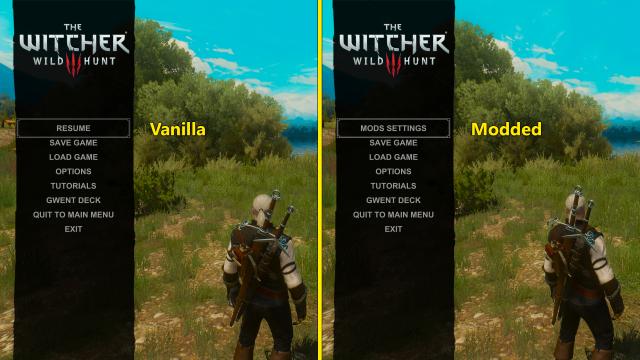 Швидке меню модів / Faster Mods Menu