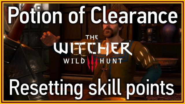 Дешевий еліксир очищення / Cheaper Respec Potions для The Witcher 3