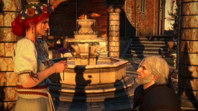 Красивое платье для Трисс / Beautiful Dress for Triss для The Witcher 3