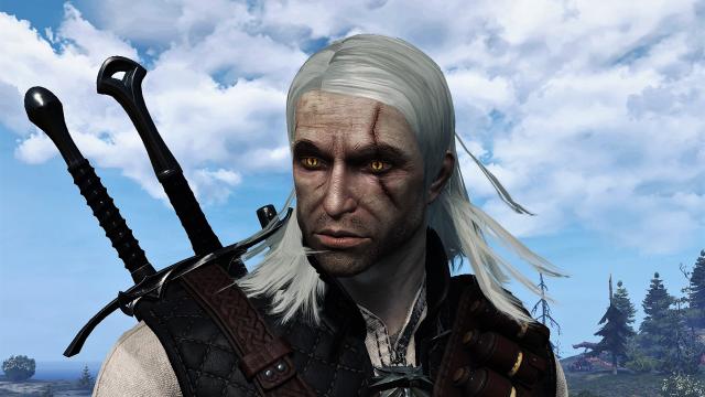 TW1 Geralt Face ONE -Реплейсер обличчя Геральта