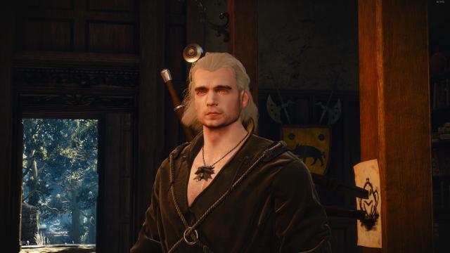 Реплейсер Геральта – Генрі Кавіл / Henry Cavill V3 Geralt Retexture для The Witcher 3