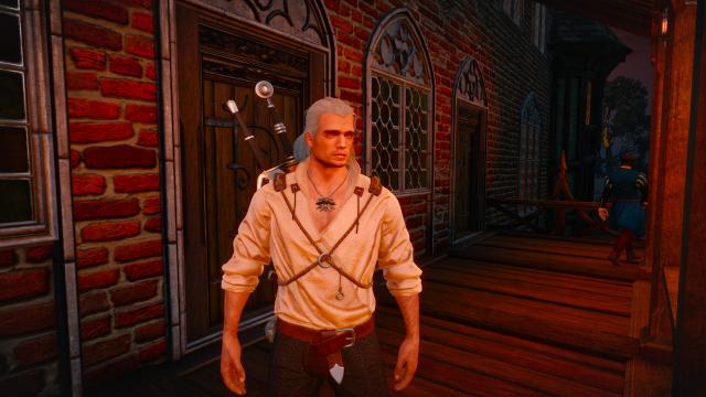 Реплейсер Геральта – Генрі Кавіл / Henry Cavill V3 Geralt Retexture для The Witcher 3