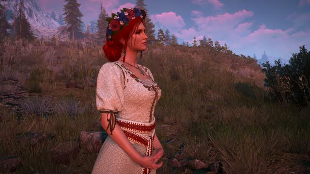 Красива сукня для Трісс / Beautiful Dress for Triss для The Witcher 3