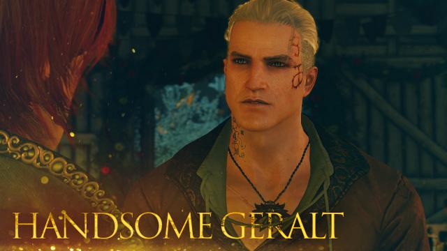 Handsome Geralt для The Witcher 3