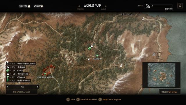 DLC Stashes for The Witcher 3