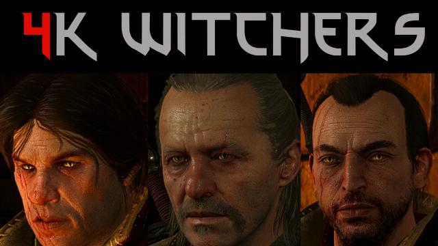 4к Відьмаки / 4k Witchers для The Witcher 3