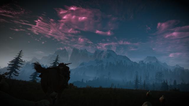 4к облака / 4k Clouds для The Witcher 3