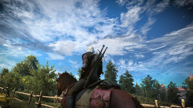 4к облака / 4k Clouds для The Witcher 3