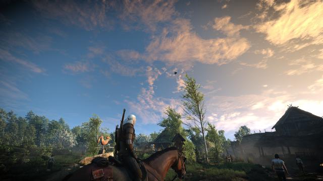 4к облака / 4k Clouds для The Witcher 3