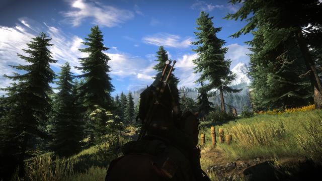 4к облака / 4k Clouds для The Witcher 3