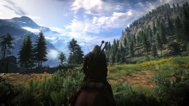 4к облака / 4k Clouds для The Witcher 3