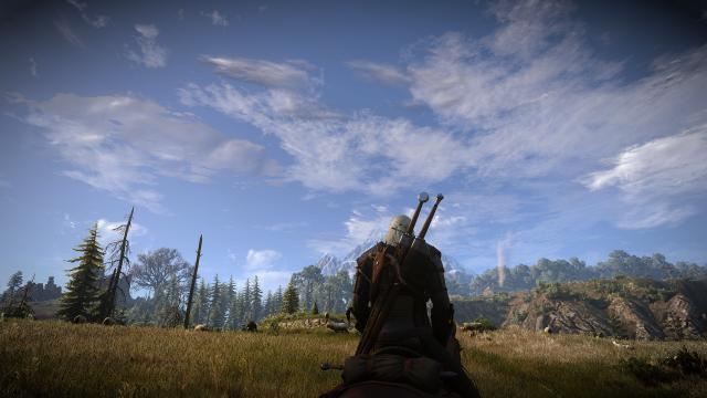4к облака / 4k Clouds для The Witcher 3
