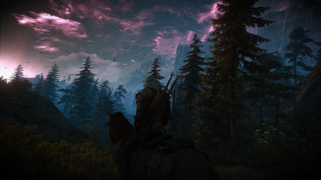 4к облака / 4k Clouds для The Witcher 3