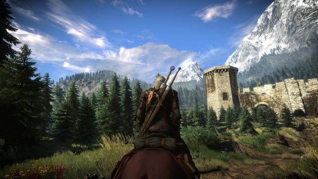 4к облака / 4k Clouds для The Witcher 3
