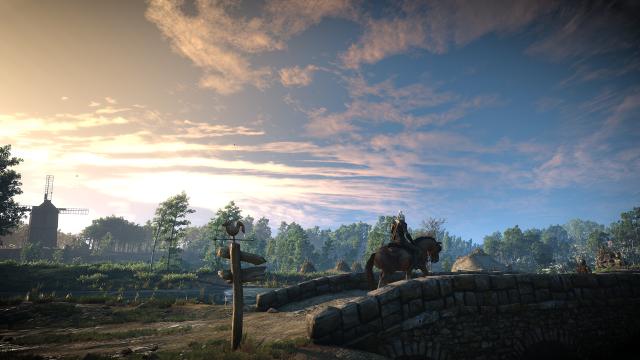 4к облака / 4k Clouds для The Witcher 3