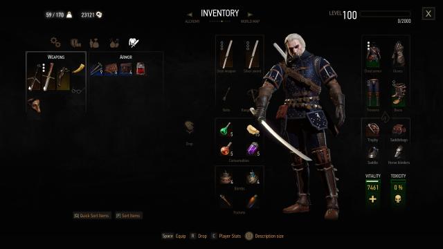 Катана Мішон / The Walking Dead Michonne's Katana для The Witcher 3