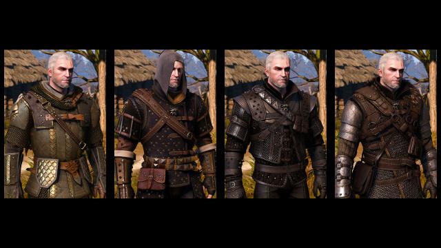 4K Armor Textures - 4к текстури броні для The Witcher 3